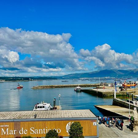 Ferienwohnung Exclusivo Atico Boutique Con Vistas Al Mar Vilanova de Arousa Exterior foto