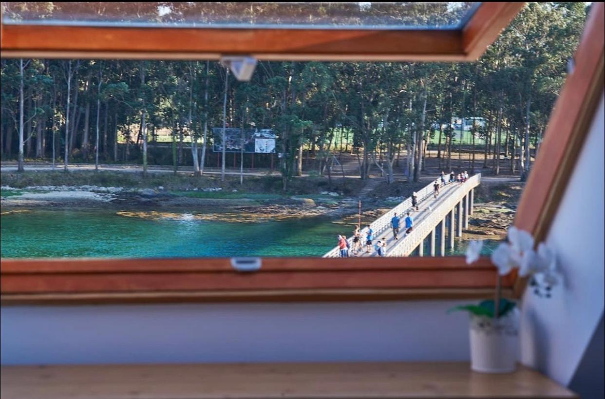 Ferienwohnung Exclusivo Atico Boutique Con Vistas Al Mar Vilanova de Arousa Exterior foto